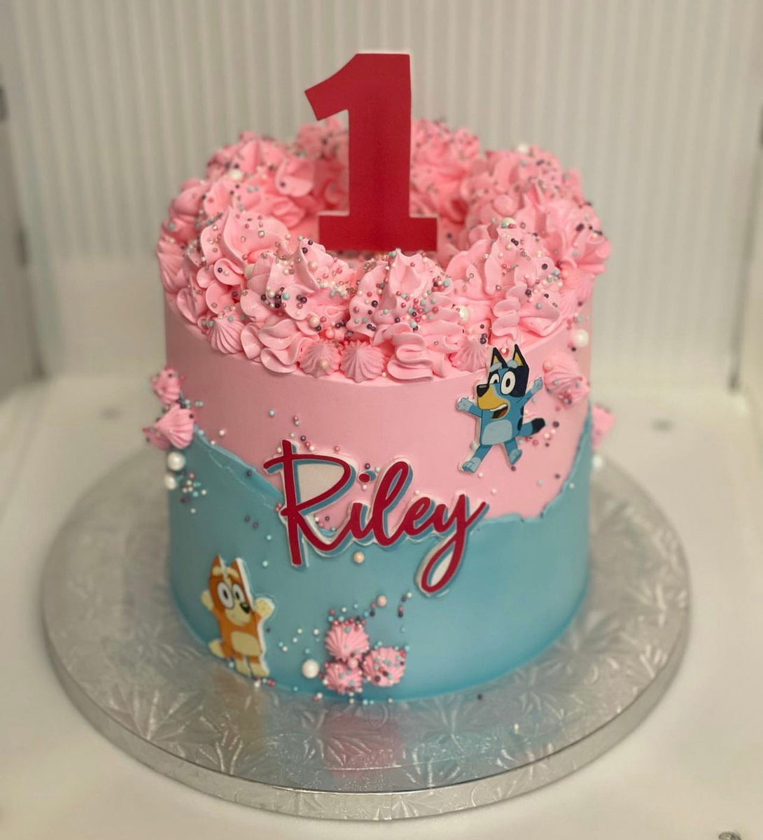 Bluey Birthday cake – Klein's Bakery & Café