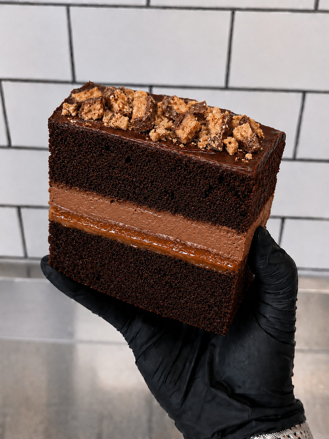 Milky Way Cake Slice