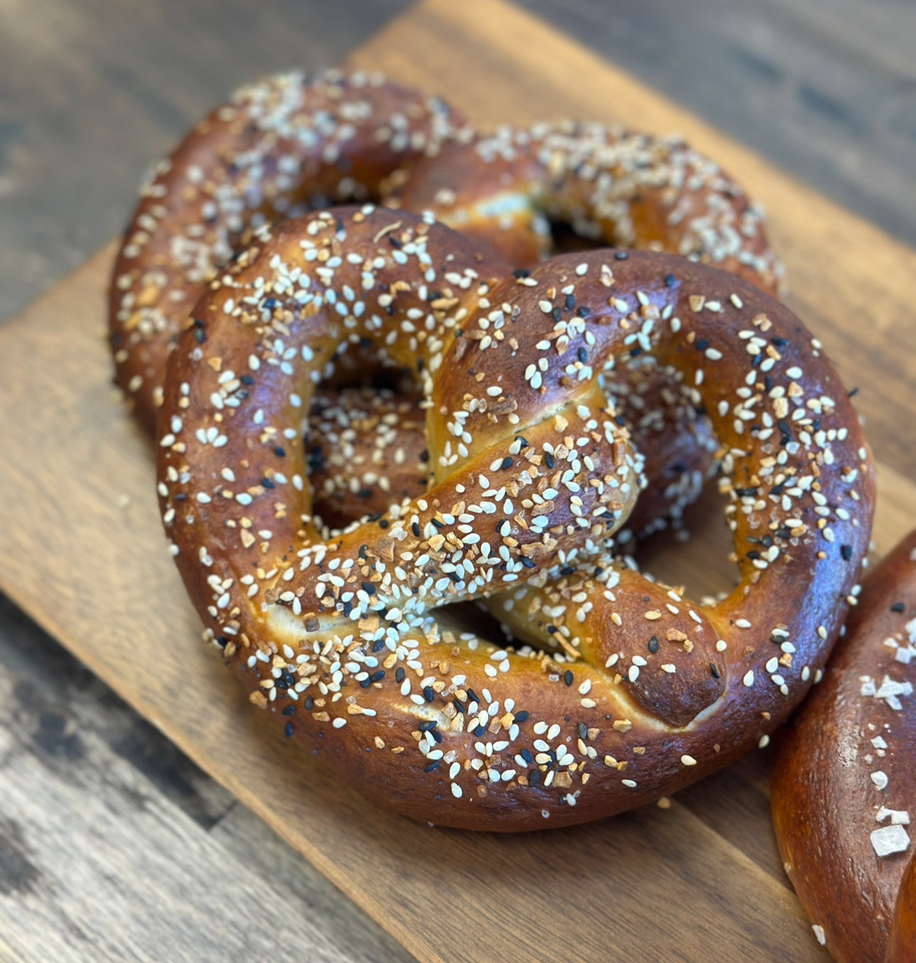 Everything Bagel Pretzel
