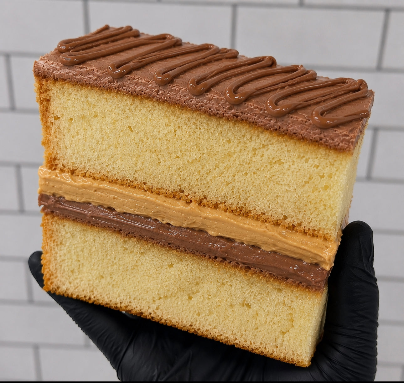 Nutella Peanut Butter Slice