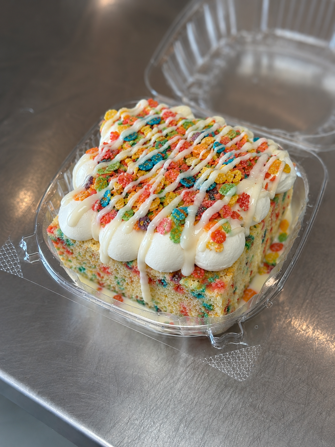 Fruity Pebbles Tres Leches