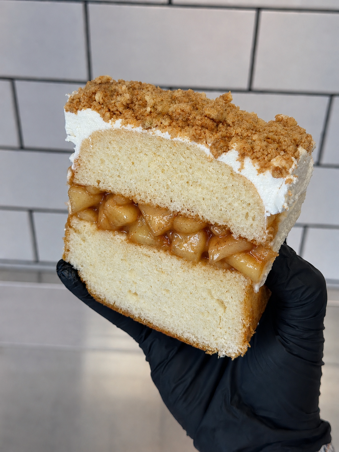 Cinnamon Apple Pie Slice