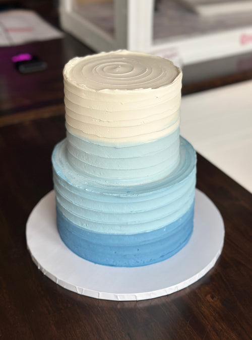 2 Tier Baby Boy Shower