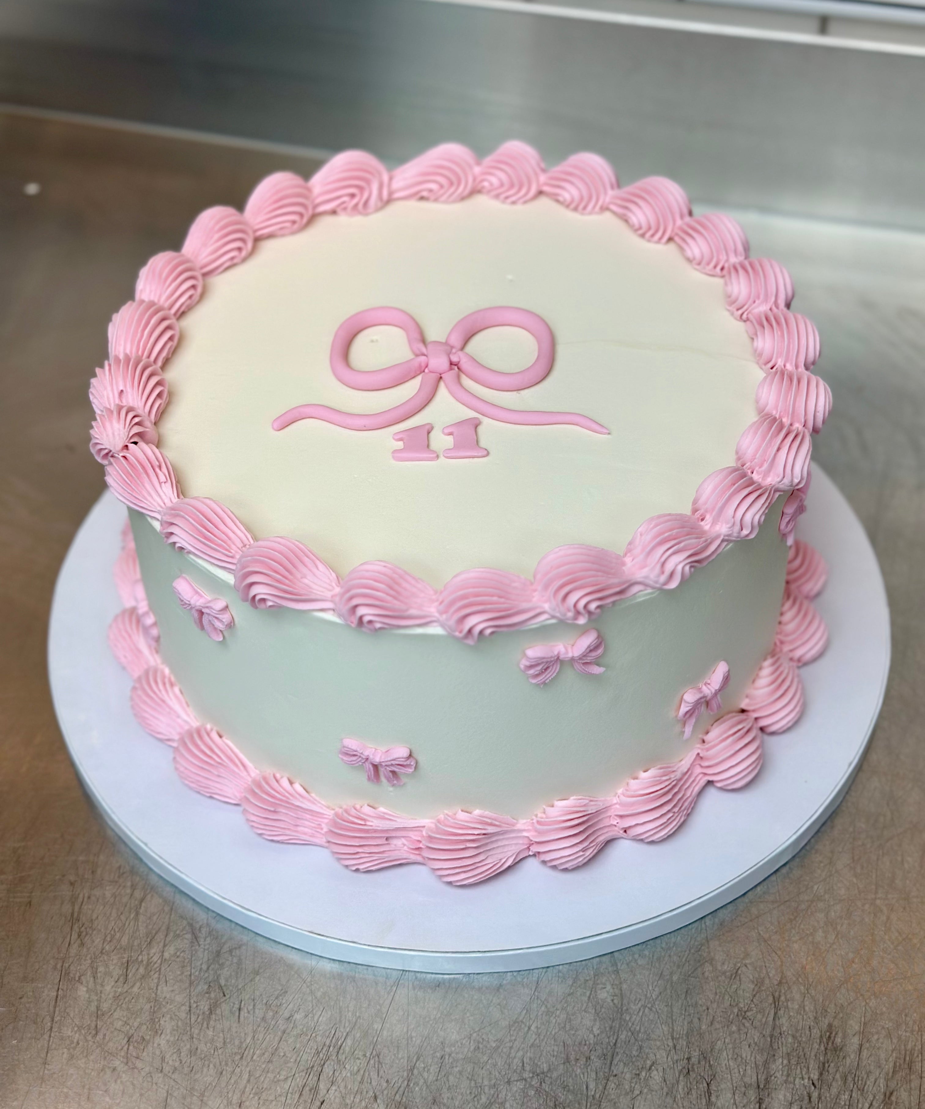Buttercream Birthday Bow