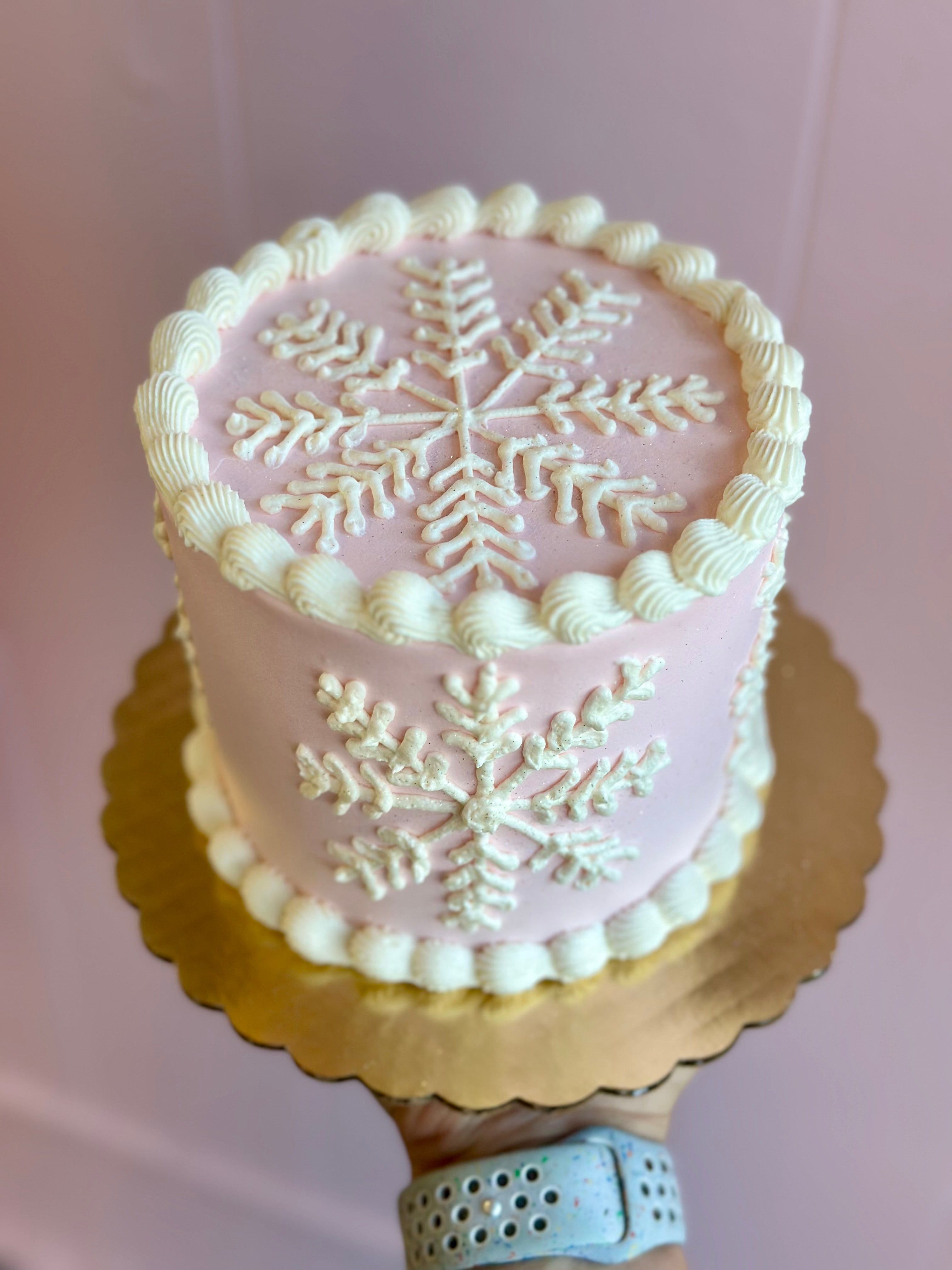 Pink Snowflake Smash