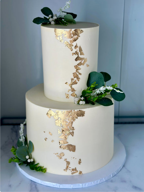 Rustic Gold Leaf Wedding