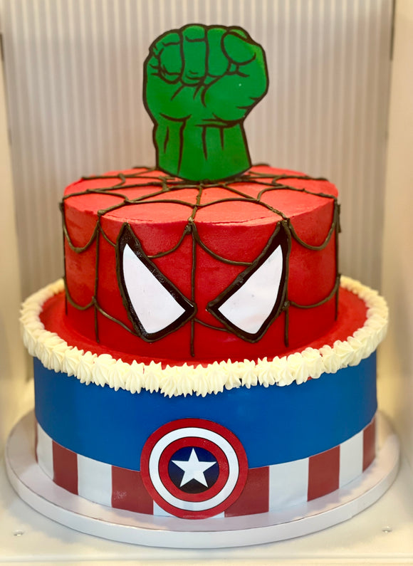 Marvel Superhero Cake