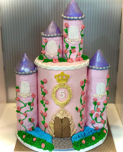 Princess Castle Cake