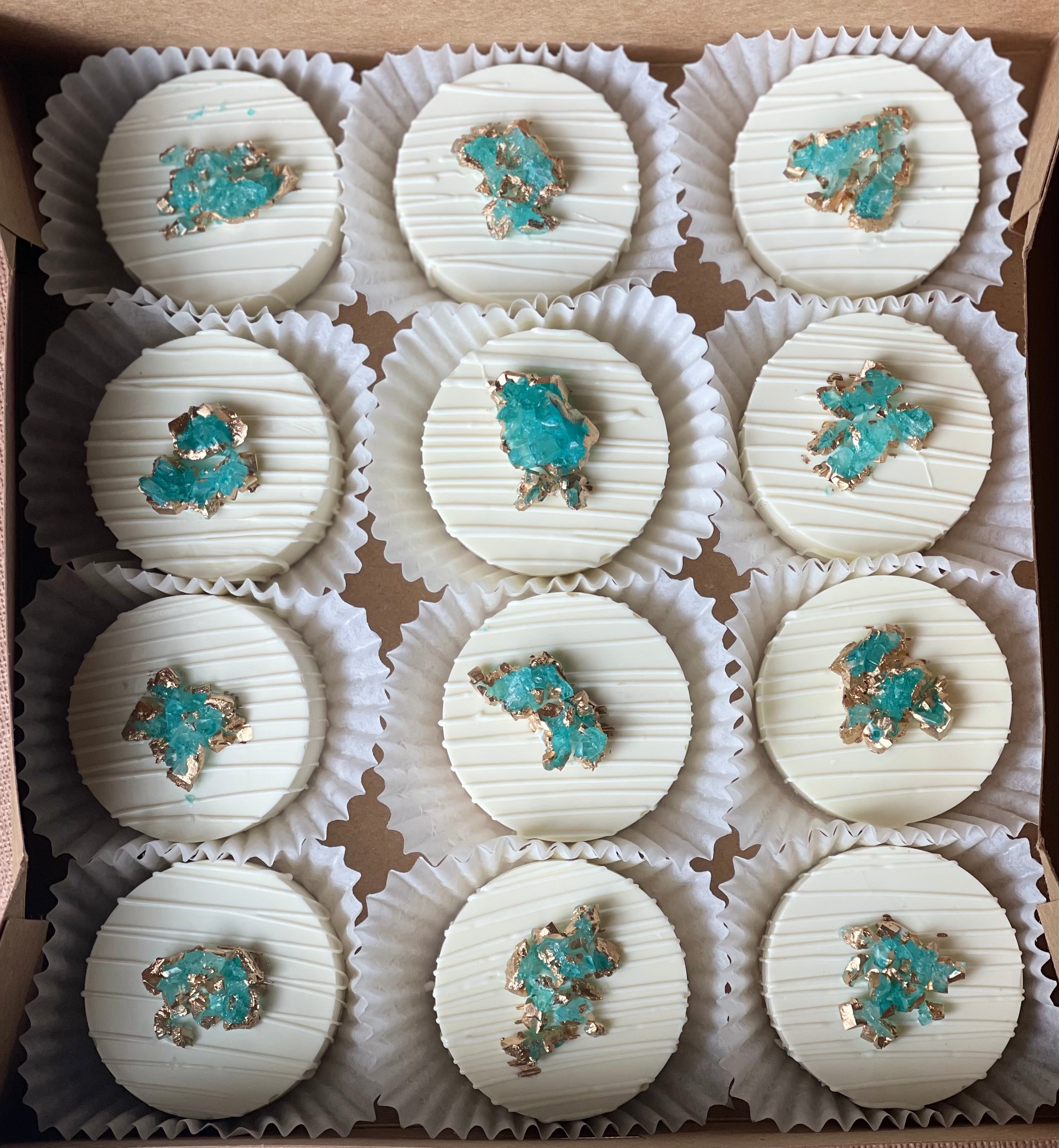 Geode Chocolate Covered Oreos