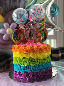 Rainbow Birthday Cake