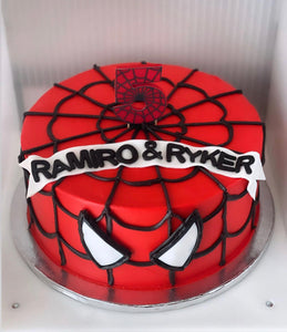 Spider Man Birthday Cake