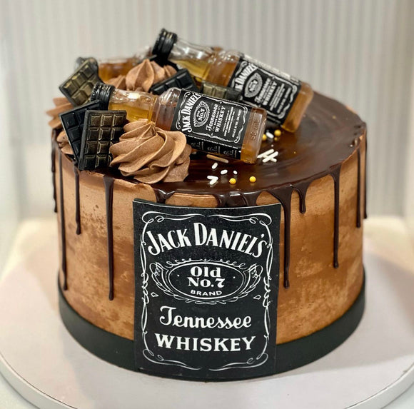 Jack Daniels Birthday Cake