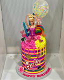 Glow in the Dark Barbie Cake